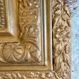 Large 19th century gilded mirror