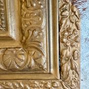 Large 19th century gilded mirror