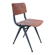 Vintage Presikhaaf chair – Pagholz and compass legs, 1960s
