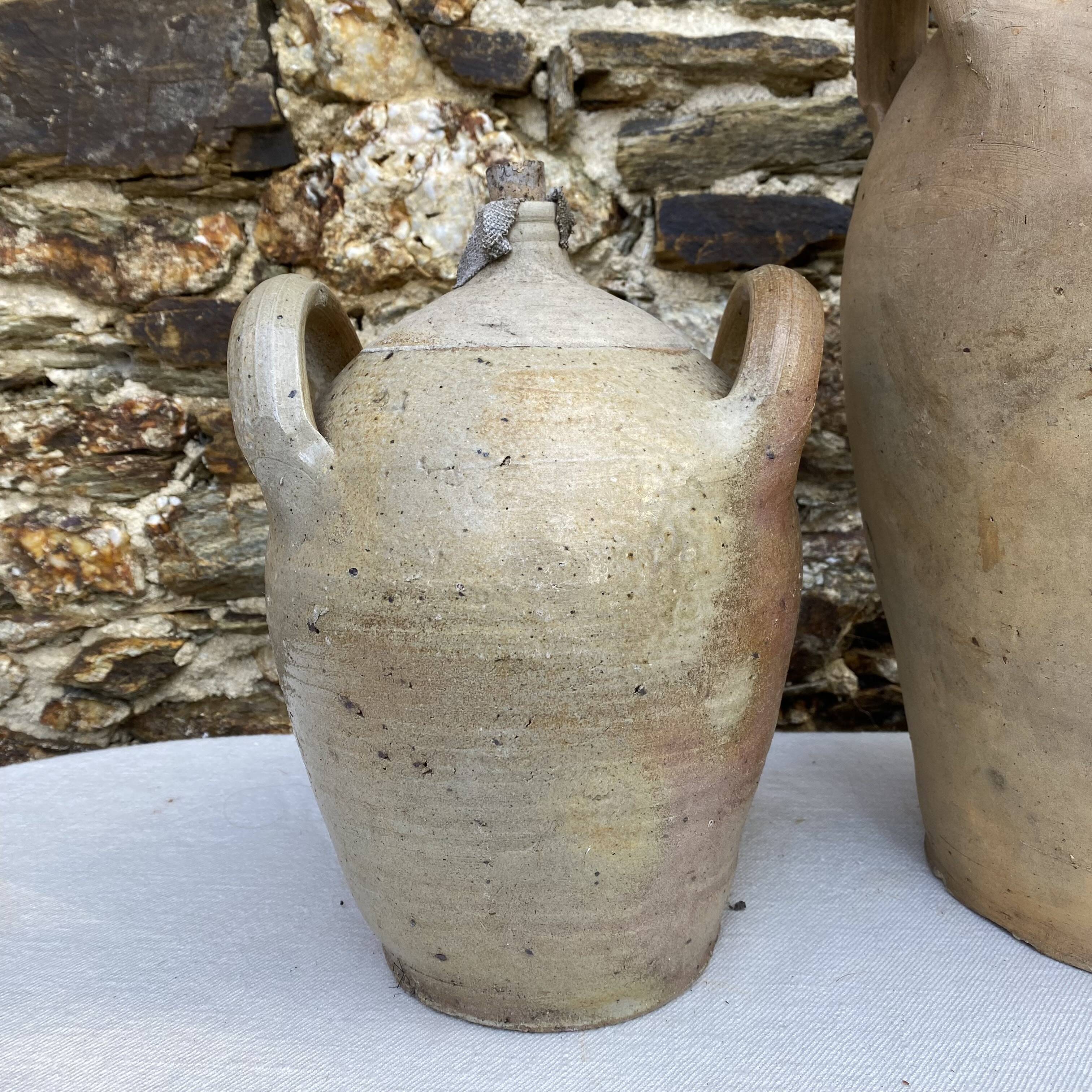 Antique terracotta jars