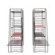 Tomado free standing Metal Colored racks 1960s Holland