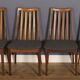 Restored teak 1960s g plan retro extending dining table & 6 chairs