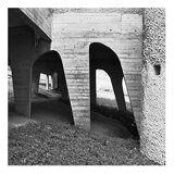 Convent of Tourette Le Corbusier, the pilotis