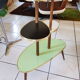 Saddle of tripod plants in formica of the years 50/60