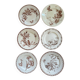 Mismatched set of 6 old flat plates