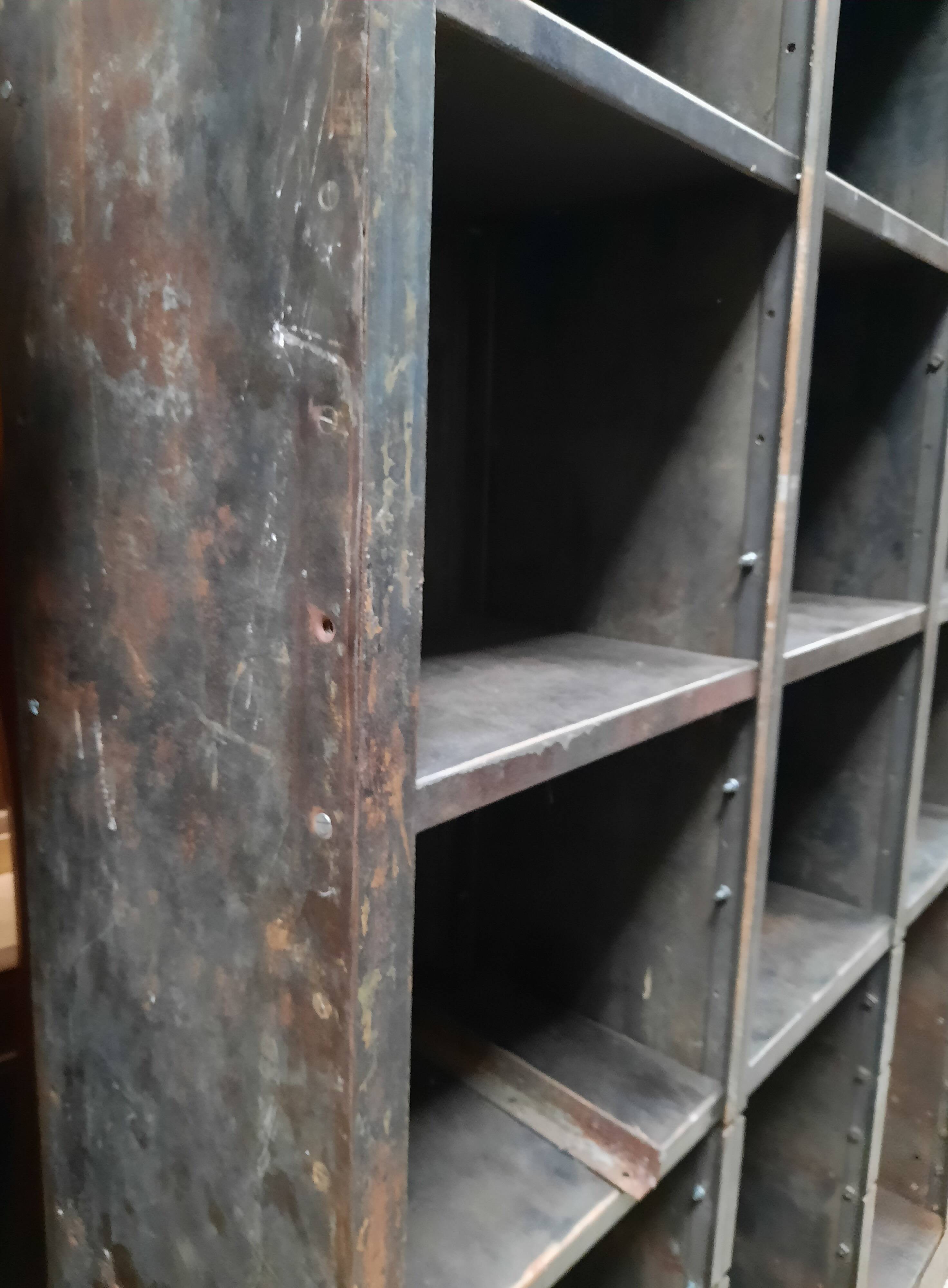 Industrial furniture with steel locker