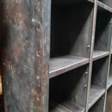 Industrial furniture with steel locker