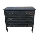 Chest of drawers black patina