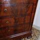 Secretaire louis philippe en acajou plateau marbre du xix ème siecle