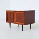 Pair of IB Kofod-Larsen cabinets in rosewood, Faarup, Denmark 1960.