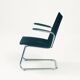 Fauteuil Gispen de Wit, design industriel néerlandais, années 1970
