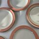 Assiettes à dessert vintage 