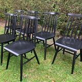 Suite of 6 Fanett chairs by Ilmari Tapiovaara