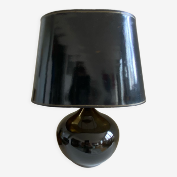 Black ceramic lamp max idlas antique