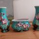 Miniature fireplace decoration