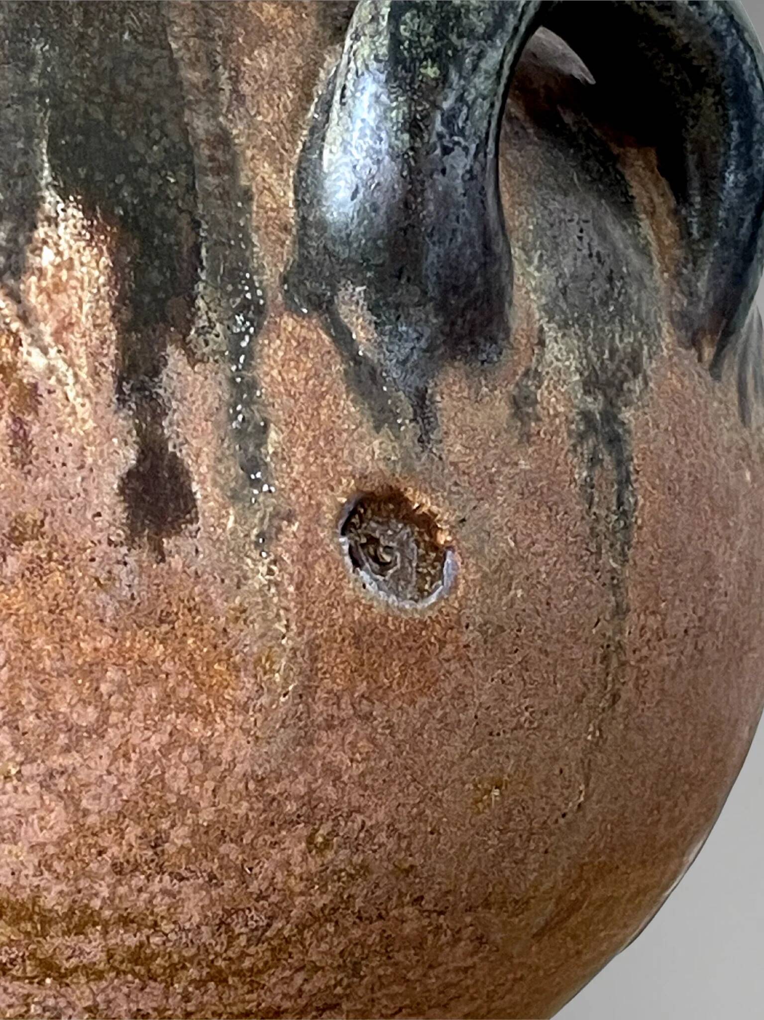 Vase Maurice Pitot en grès émaillé – Belgique – Années 60