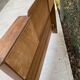 Wooden headboard with storage niches 135cm