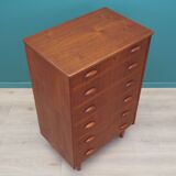 Commode en teck, design danois, années 1970, production : Danemark
