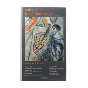 Affiche offset marc Chagall,
