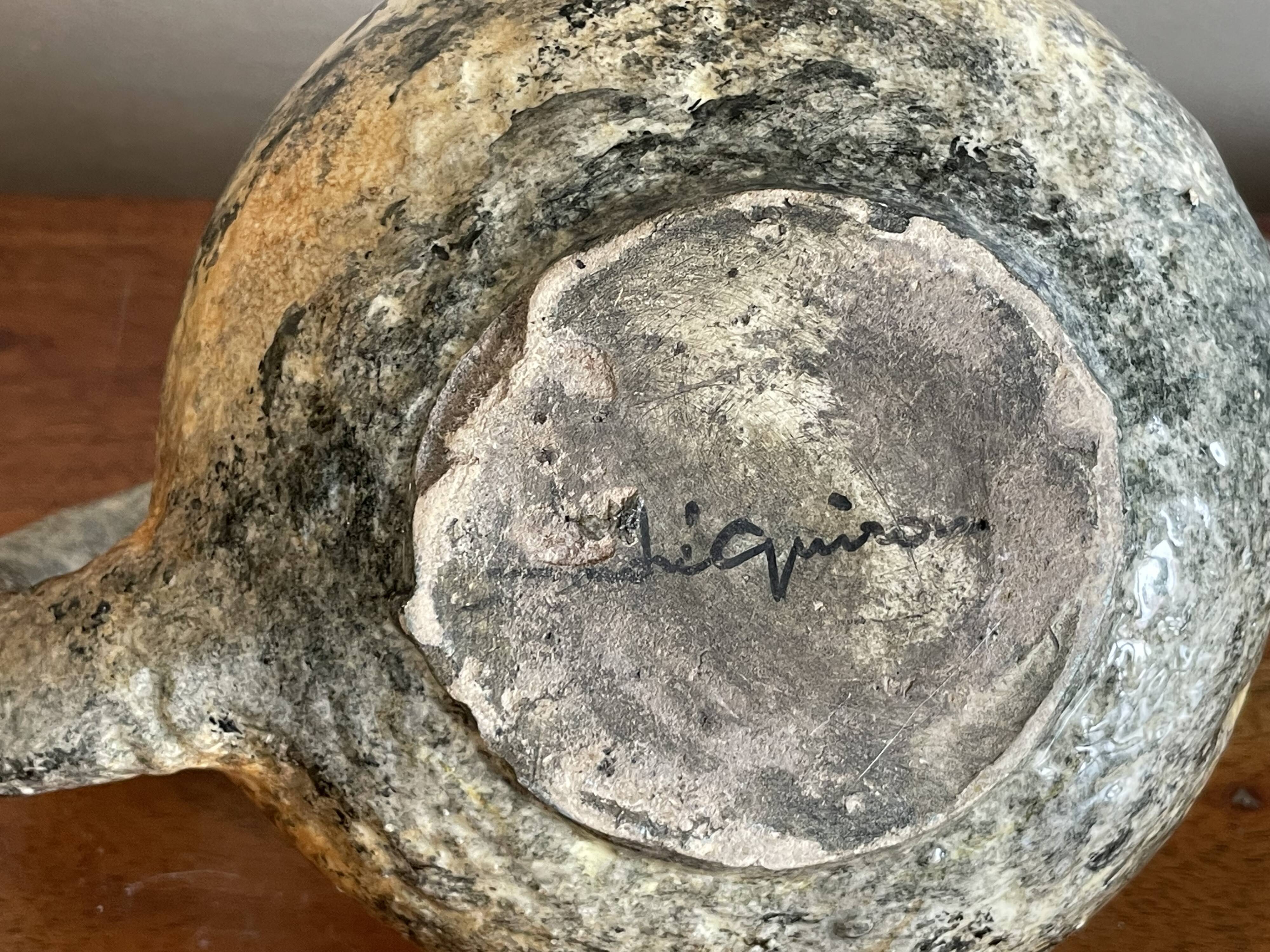 Pichet Vallauris scènes préhistoriques