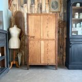 Vitrine vintage en chêne années 50 (rénovée)