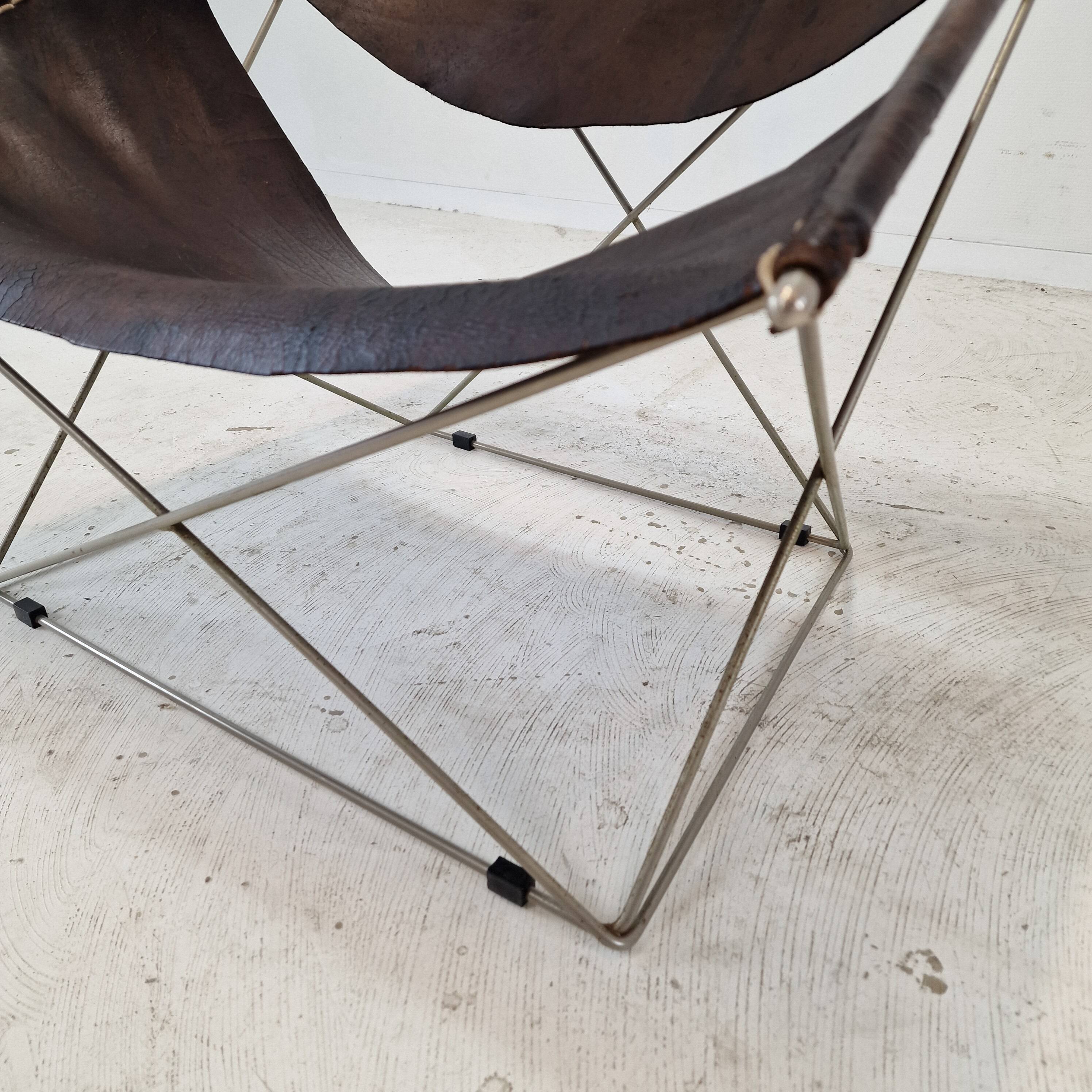 Mid Century F675 Butterfly Chair by Pierre Paulin for Artifort, 1960's