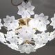 Audrey Hepburn, Delicious Murano Glass Ceiling Light White Wall Light Flowe