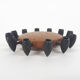 Round Teak and Metal Candleholder by Digsmed, Danish Design, 1964