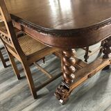 Old wooden table