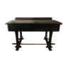 Double school desk, desk with ink