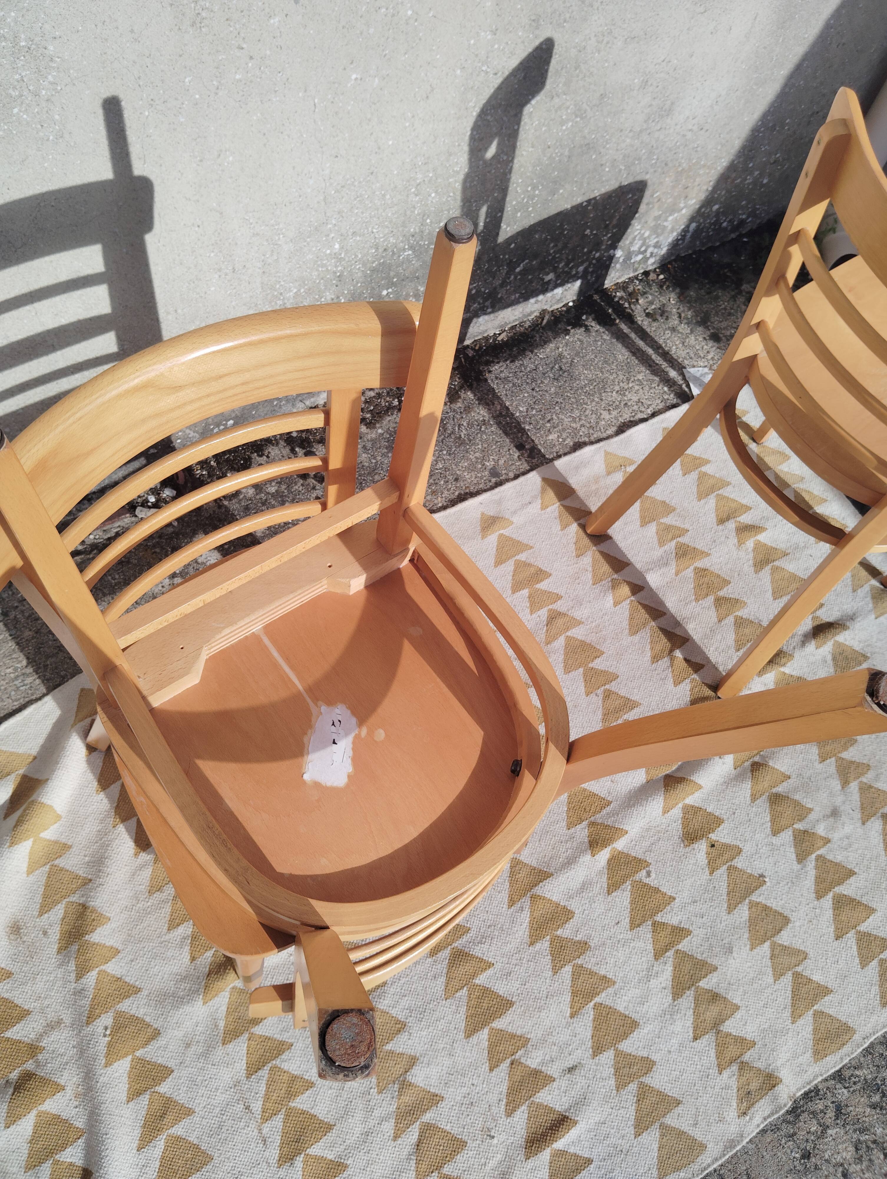 Set 4 chaises bistrot