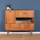 Retro Teak 1960s Long G Plan Scandi Mid Century High Sideboard