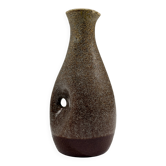 Ceramic jug with a pinched handle, the Potters of Accolay, France circa 1960.