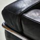 Fauteuil en cuir LC3 de Le Corbusier pour Cassina