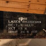 Wooden military crate