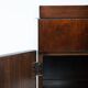 art deco style Drawer or nightstands in walnut veneer and copper by Baker