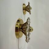 Set of 2 Palwa crystal wall lamps , 1970’s Germany