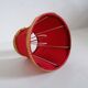 Lot 6 lampshade with red nylon clip decoration gold embroidery