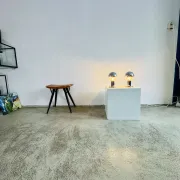Lampe de table chromée par Motoko Ishii pour Staff Leuchten, Allemagne, années 1970.