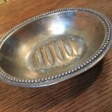 Silver metal soap holder