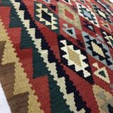 Splendide tapis tissé Persan: Kilim Gashqai 250x147 cm - Iran - vers 1970