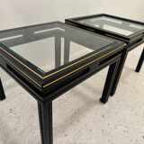 Pair of Pierre Vandel side tables, Paris, 1970s