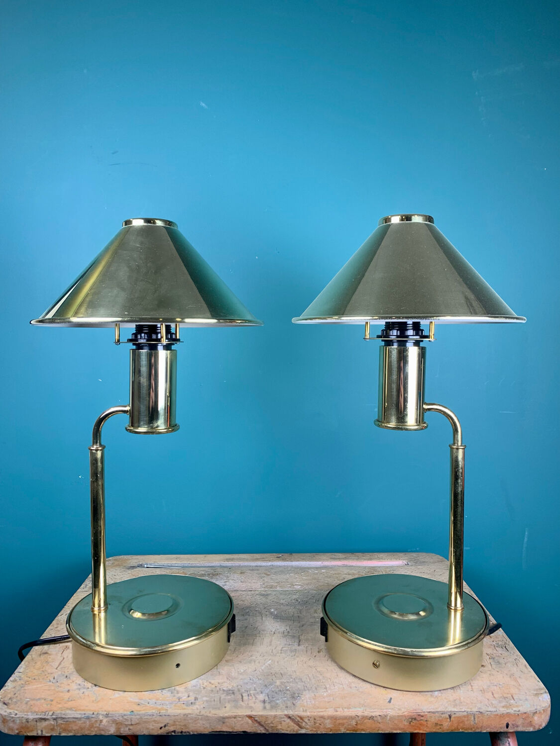 Brass lamp høvik lys jonas hidle denmark 1970 vintage scandinavian design