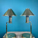Brass lamp høvik lys jonas hidle denmark 1970 vintage scandinavian design