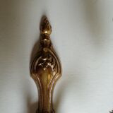 Paire d'appliques classiques en bronze doré