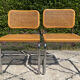 Paire de chaises Marcel Breuer Cesca B32