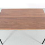 Cosmopol desk, walnut and steel. 120 x 60 cm