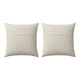 Set of 2 vintage embroidered cushion covers 55x65 cm