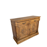 Antique carved oak sideboard – Late 19th century