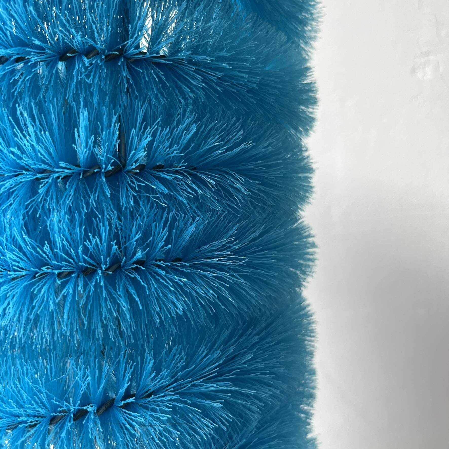 Table lamp, blue brush, rare vintage IKEA, model LYSBOJ, avant-garde design
